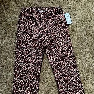 Size 14 Womans NEW With Tags Leopard Pants